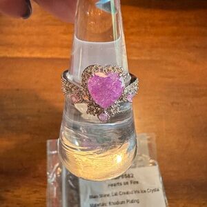 NWT. BP Hearts in Fire Ring!